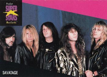 #232 Savatage - 1991 Pro Set SuperStars MusiCards