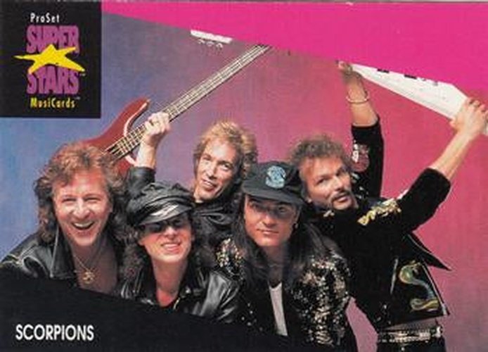 #233 Scorpions - 1991 Pro Set SuperStars MusiCards