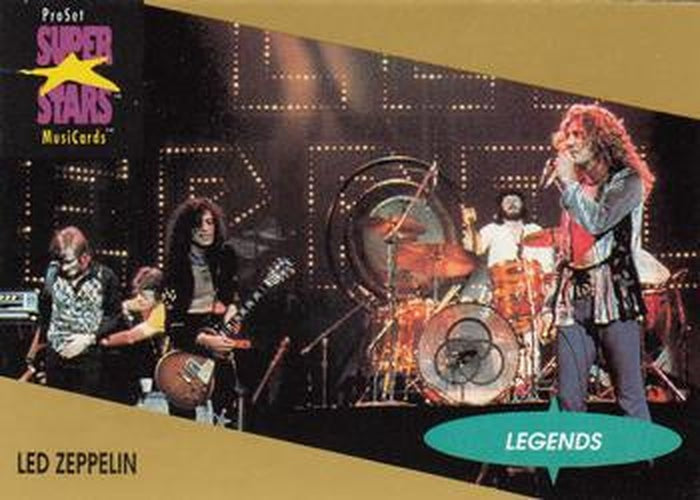#23 Led Zeppelin - 1991 Pro Set SuperStars MusiCards