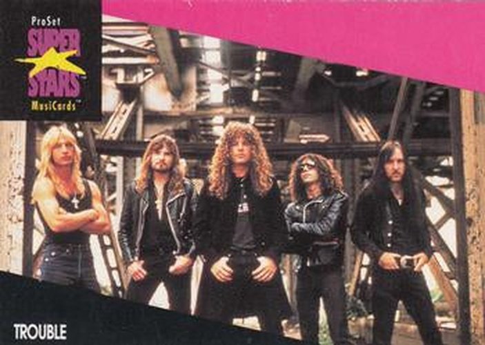#242 Trouble - 1991 Pro Set SuperStars MusiCards