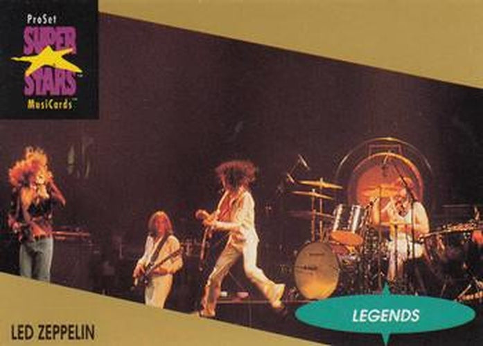 #25 Led Zeppelin - 1991 Pro Set SuperStars MusiCards