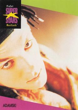 #30 Adamski - 1991 Pro Set SuperStars MusiCards