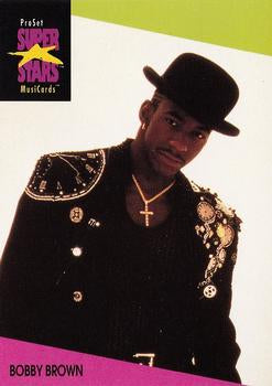 #35 Bobby Brown - 1991 Pro Set SuperStars MusiCards