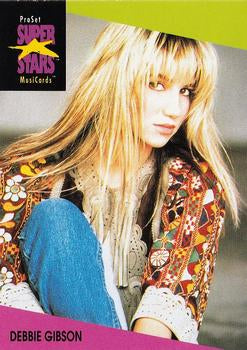 #44 Debbie Gibson - 1991 Pro Set SuperStars MusiCards