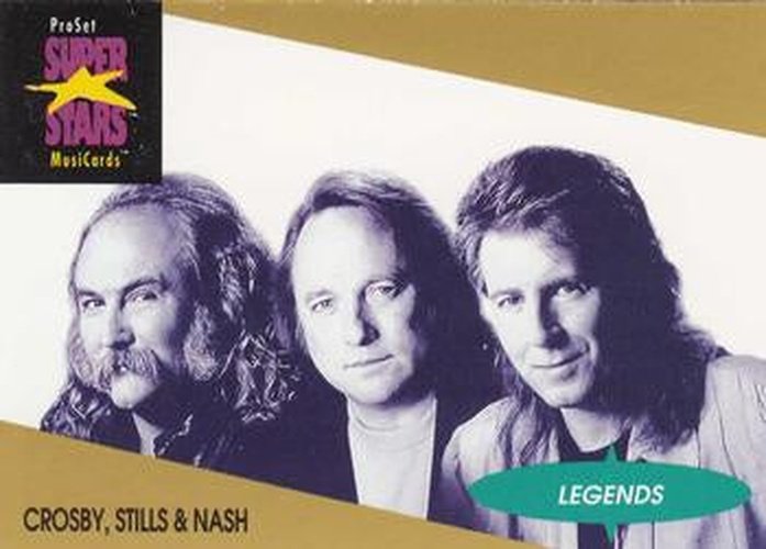 #4 Crosby, Stills & Nash - 1991 Pro Set SuperStars MusiCards