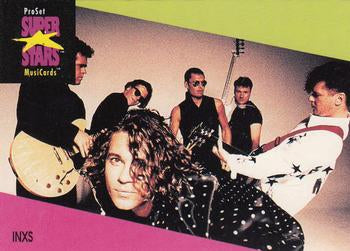 #55a INXS - 1991 Pro Set SuperStars MusiCards