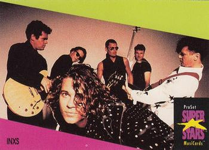 #55b INXS - 1991 Pro Set SuperStars MusiCards