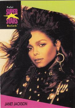 #56 Janet Jackson - 1991 Pro Set SuperStars MusiCards