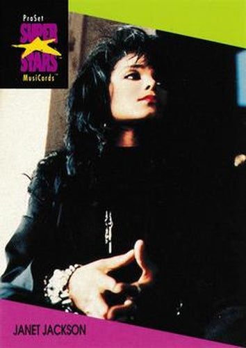 #57 Janet Jackson - 1991 Pro Set SuperStars MusiCards