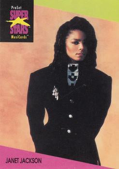 #58 Janet Jackson - 1991 Pro Set SuperStars MusiCards