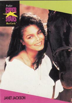 #59 Janet Jackson - 1991 Pro Set SuperStars MusiCards