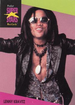 #61 Lenny Kravitz - 1991 Pro Set SuperStars MusiCards