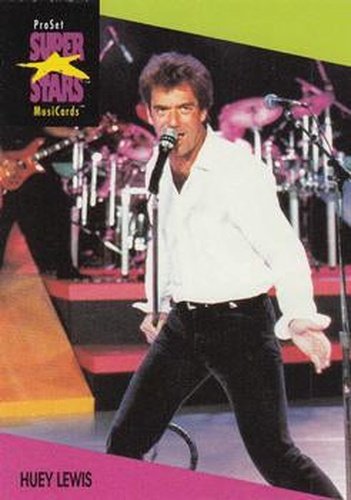 #63 Huey Lewis - 1991 Pro Set SuperStars MusiCards