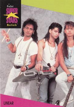 #64 Linear - 1991 Pro Set SuperStars MusiCards