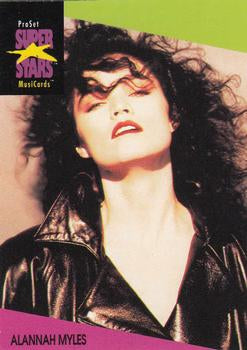#80 Alannah Myles - 1991 Pro Set SuperStars MusiCards