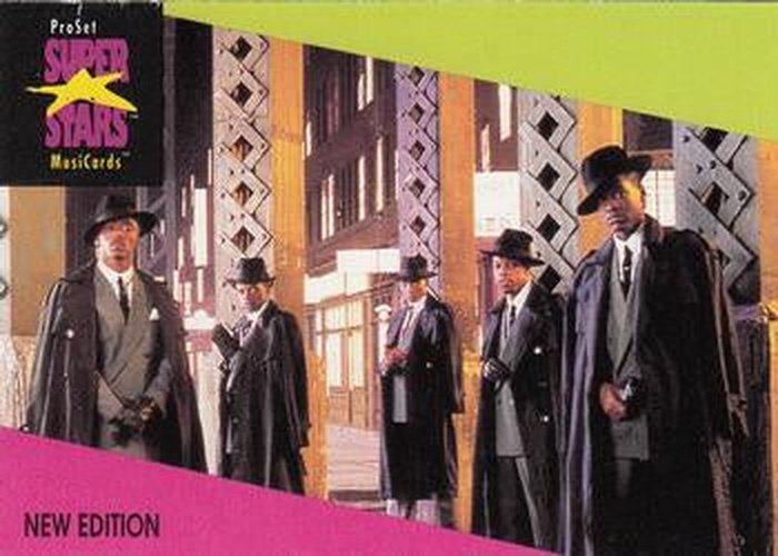 #85 New Edition - 1991 Pro Set SuperStars MusiCards