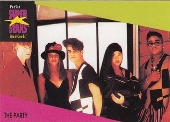 #86b The Party - 1991 Pro Set SuperStars MusiCards