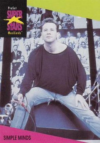 #94 Simple Minds - 1991 Pro Set SuperStars MusiCards
