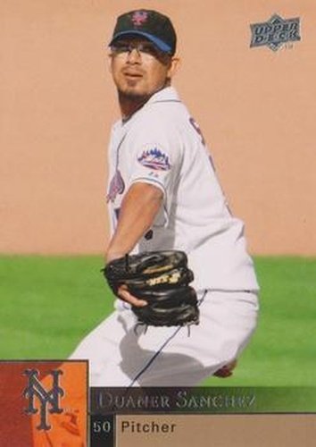 #754 Duaner Sanchez - New York Mets - 2009 Upper Deck Baseball