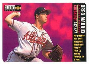 #754 Greg Maddux - Atlanta Braves - 1996 Collector's Choice Baseball