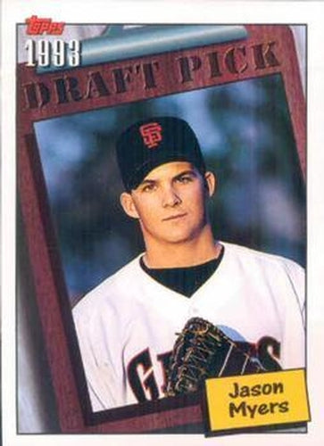 #754 Jason Myers - San Francisco Giants - 1994 Topps Baseball