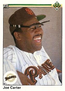 #754 Joe Carter - San Diego Padres - 1990 Upper Deck Baseball