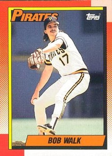 #754 Bob Walk - Pittsburgh Pirates - 1990 O-Pee-Chee Baseball