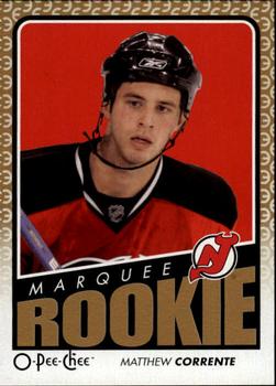 #754 Matthew Corrente - New Jersey Devils - 2009-10 O-Pee-Chee Hockey