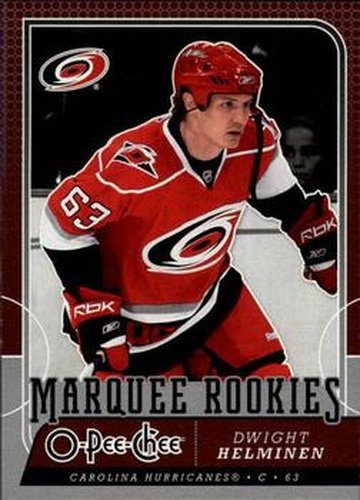 #755 Dwight Helminen - Carolina Hurricanes - 2008-09 O-Pee-Chee Hockey