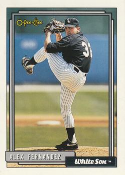 #755 Alex Fernandez - Chicago White Sox - 1992 O-Pee-Chee Baseball
