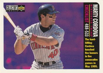 #755 Marty Cordova - Minnesota Twins - 1996 Collector's Choice Baseball