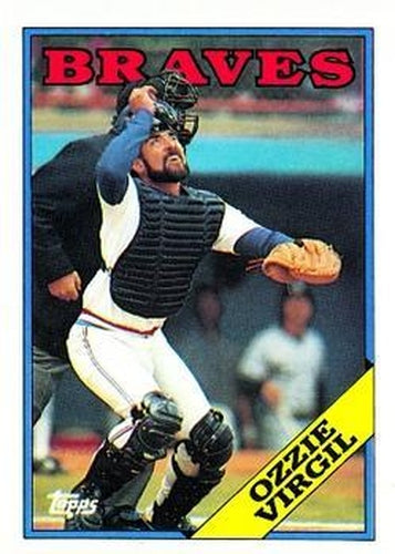 #755 Ozzie Virgil - Atlanta Braves - 1988 Topps Baseball