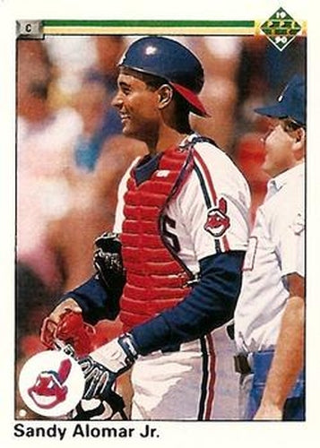 #756 Sandy Alomar Jr. - Cleveland Indians - 1990 Upper Deck Baseball