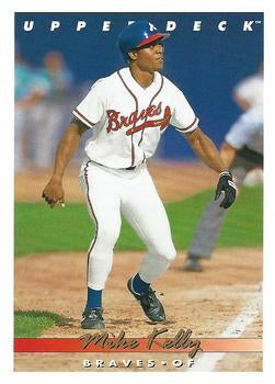 #756 Mike Kelly - Atlanta Braves - 1993 Upper Deck Baseball