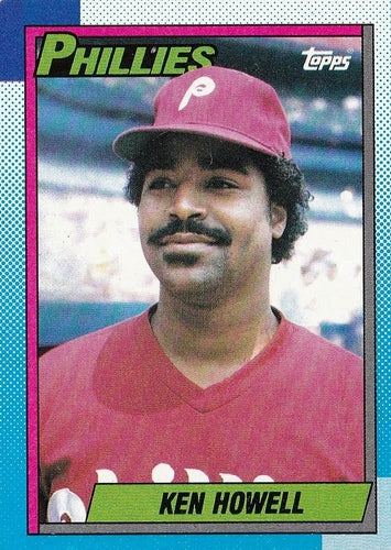 #756 Ken Howell - Philadelphia Phillies - 1990 Topps Baseball