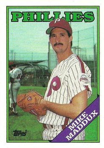 #756 Mike Maddux - Philadelphia Phillies - 1988 Topps Baseball