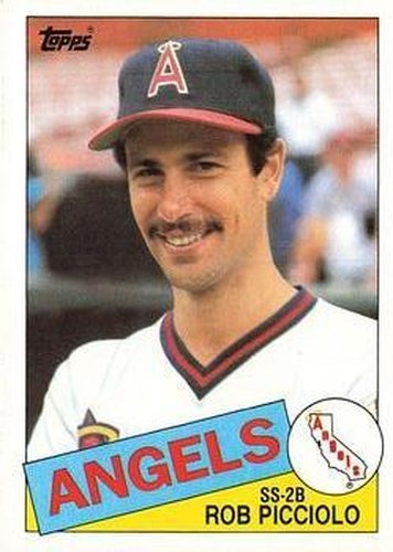 #756 Rob Picciolo - California Angels - 1985 Topps Baseball