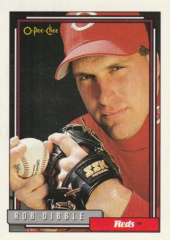 #757 Rob Dibble - Cincinnati Reds - 1992 O-Pee-Chee Baseball
