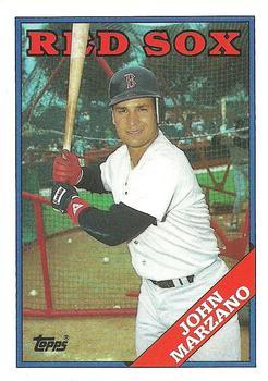 #757 John Marzano - Boston Red Sox - 1988 Topps Baseball