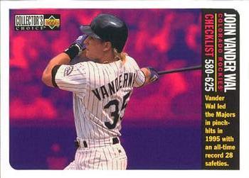 #757 John Vander Wal - Colorado Rockies - 1996 Collector's Choice Baseball