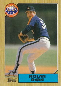 #757 Nolan Ryan - Houston Astros - 1987 Topps Baseball