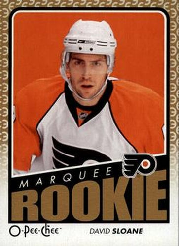 #757 David Sloane - Philadelphia Flyers - 2009-10 O-Pee-Chee Hockey