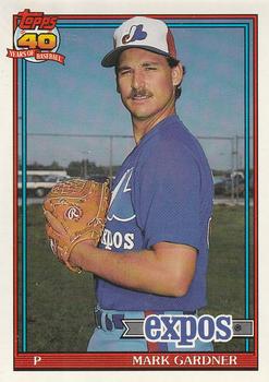 #757 Mark Gardner - Montreal Expos - 1991 O-Pee-Chee Baseball