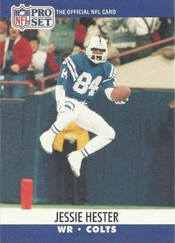 #758 Jessie Hester - Indianapolis Colts - 1990 Pro Set Football