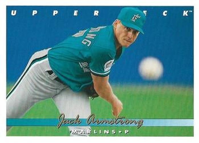 #758 Jack Armstrong - Florida Marlins - 1993 Upper Deck Baseball