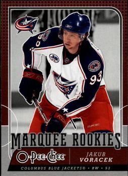 #758 Jakub Voracek - Columbus Blue Jackets - 2008-09 O-Pee-Chee Hockey