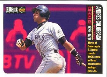 #758 Andres Galarraga - Colorado Rockies - 1996 Collector's Choice Baseball