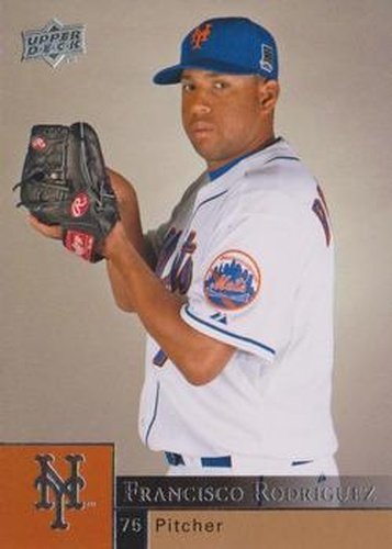 #758 Francisco Rodriguez - New York Mets - 2009 Upper Deck Baseball