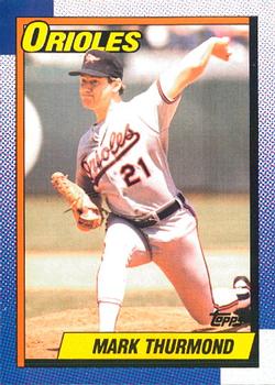 #758 Mark Thurmond - Baltimore Orioles - 1990 O-Pee-Chee Baseball