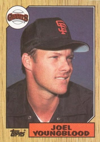 #759 Joel Youngblood - San Francisco Giants - 1987 Topps Baseball